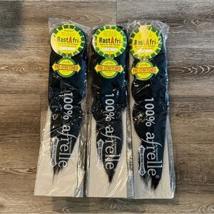 RastAfri pre-stretched color 2 silky braiding hair extensions 3 pack